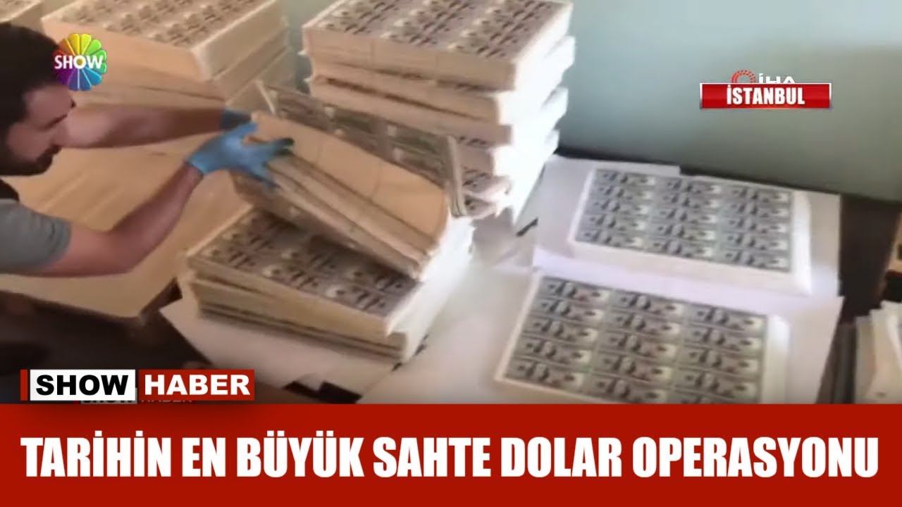 Tarihin en büyük sahte dolar operasyonu