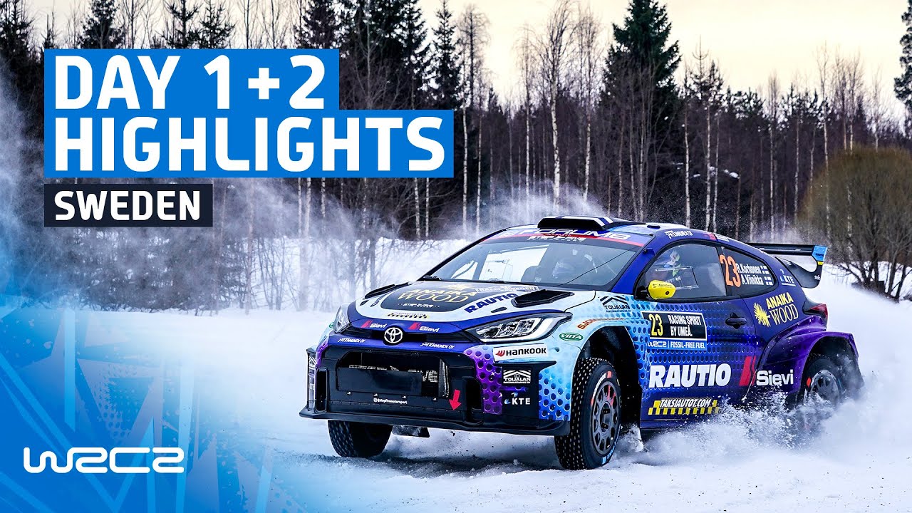 WRC2 Day 1 + 2 Highlights | WRC Rally Sweden 2025