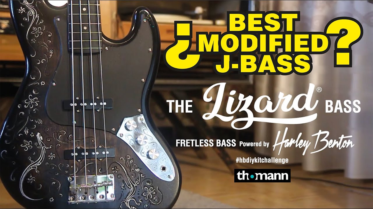 Lizard Bass: Turning a Harley Benton Kit into a Great Custom Fretless Bass | #HBDiyKitChallenge 2025