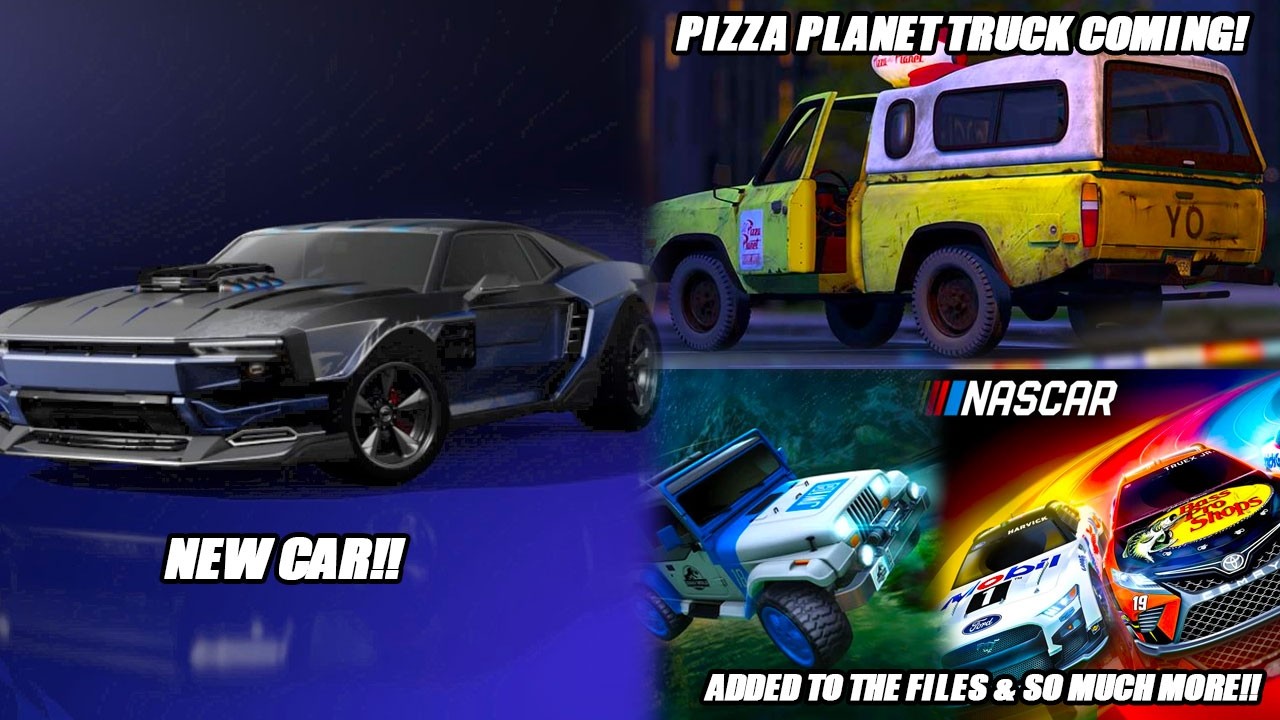 Всё *НОВОЕ*, что скоро появится в Rocket League, и материалы, добавленные в файлы!