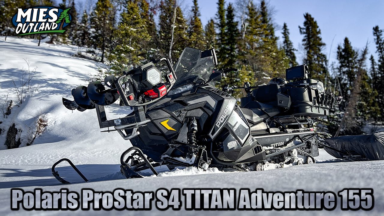 Мой комплект снегохода для подледной рыбалки (Polaris ProStar S4 TITAN Adventure 155)