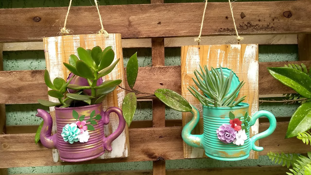 Lata Decorada / Diy / Reciclagem / Lixo ao Luxo