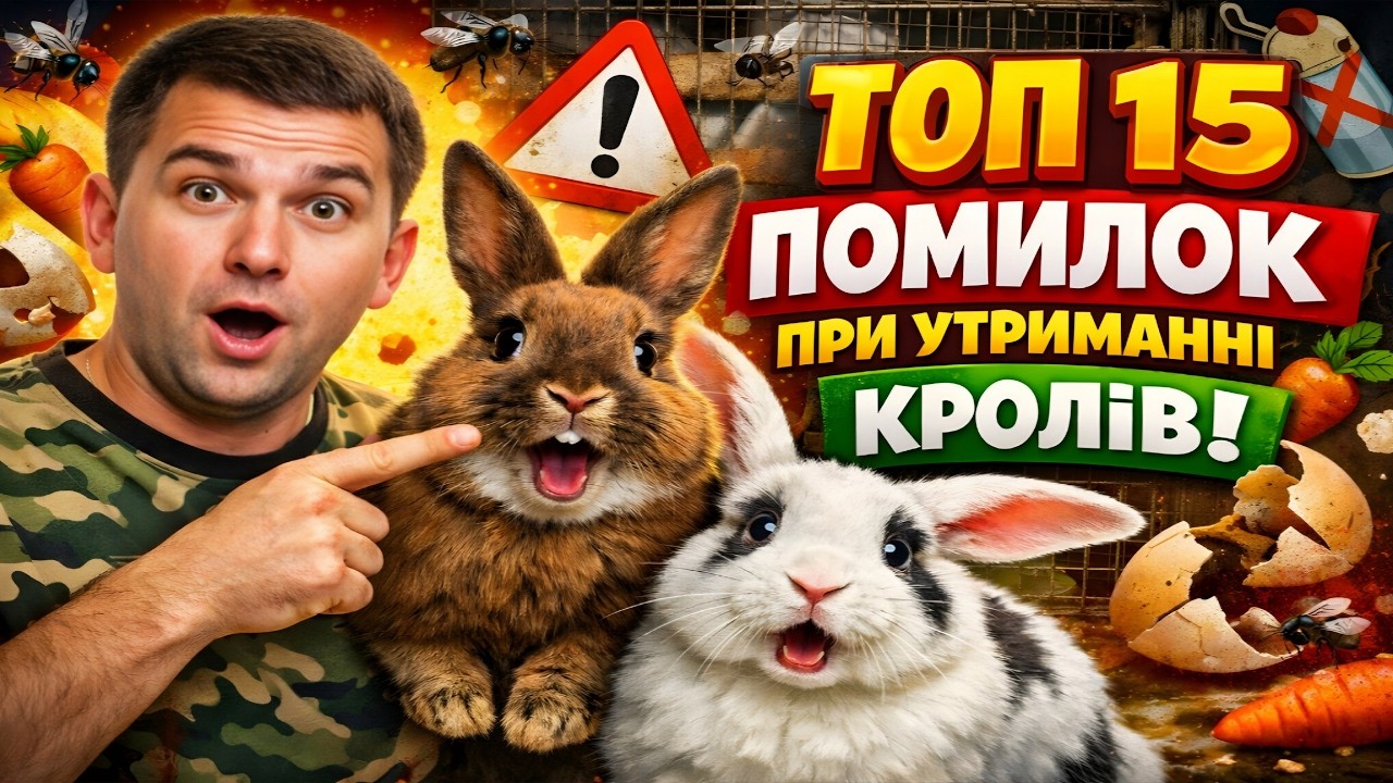 🐇Ці помилки вбивають кролів | ТОП-15 Помилок які ніколи не варто допускати!