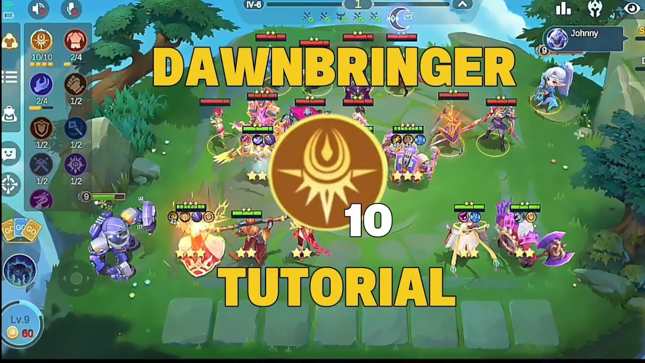 10/10 DAWNBRINGER SYNERGY TUTORIAL MCGG 2025 | MAGIC CHESS GO GO SEASON 2 2025