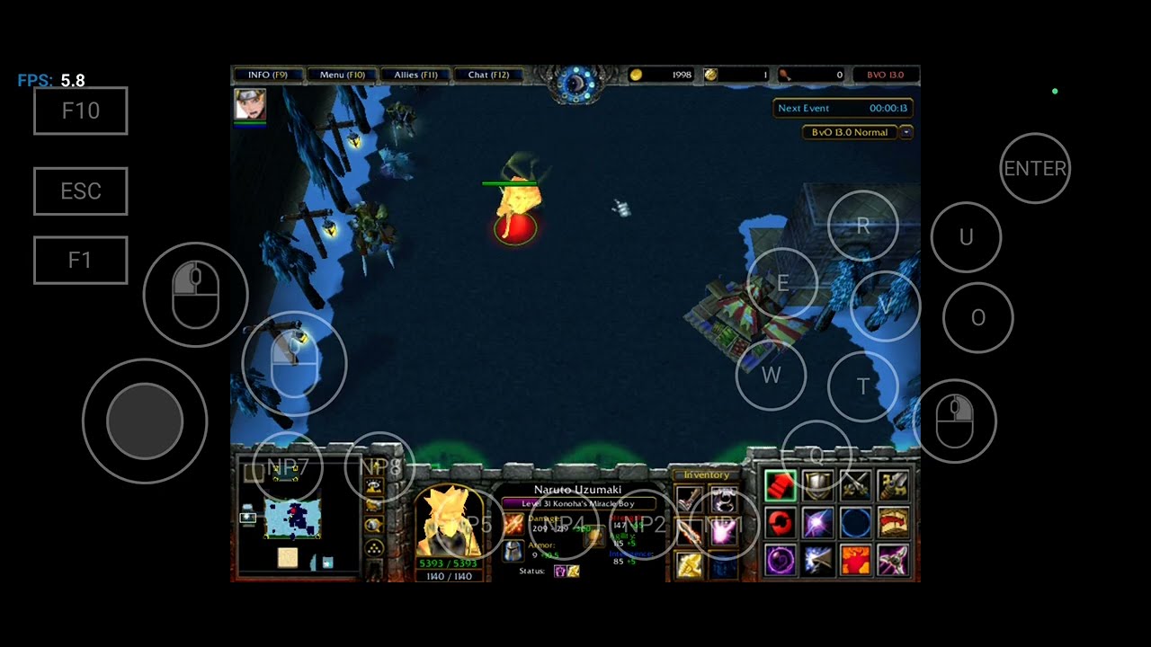 Bleach Vs One Piece Latest Dota 1 Map Using Winlator | G88 Specs | Naruto Vs Luffy