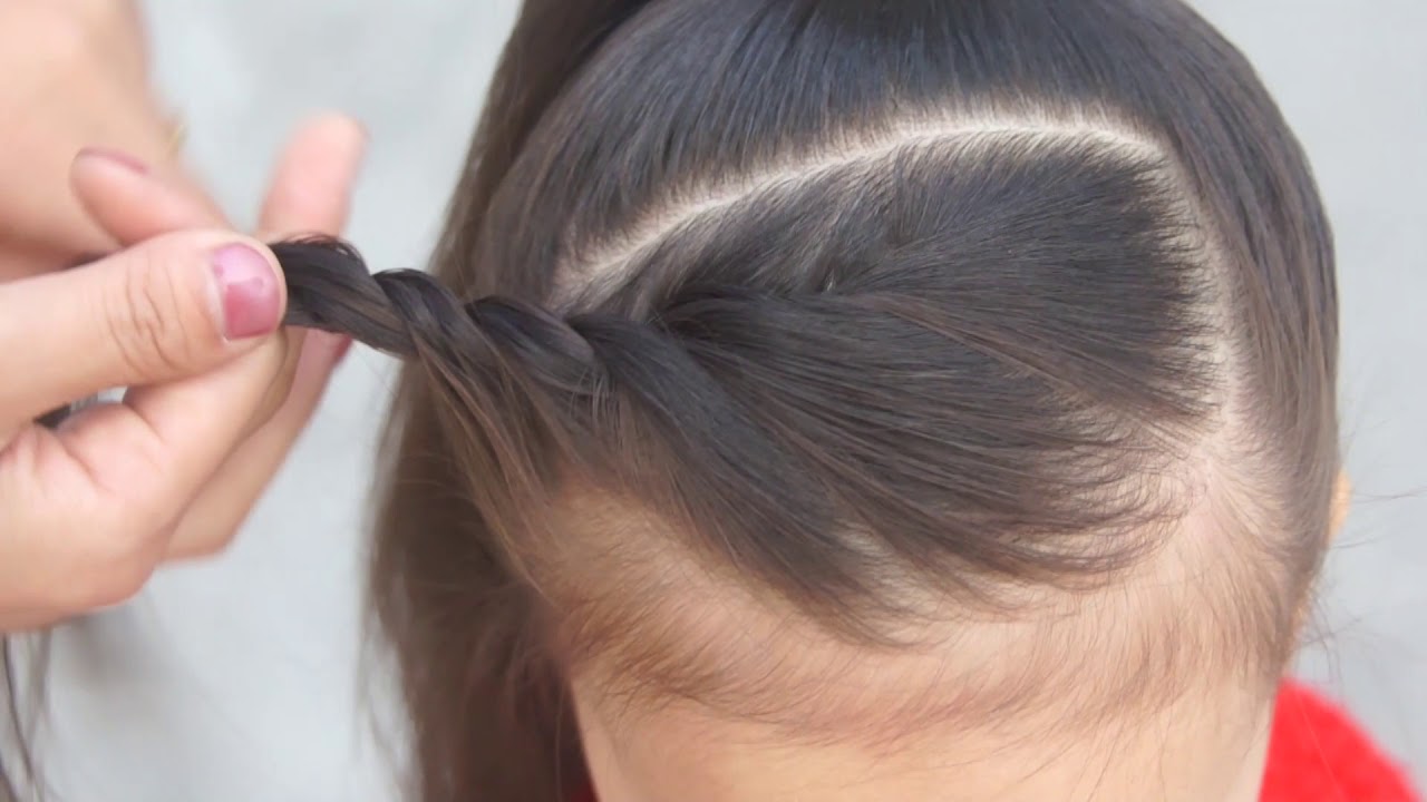 女孩编发教程：简单编发甜美可爱的麻花辫子！hairstyles for girls【Colorful Princess】