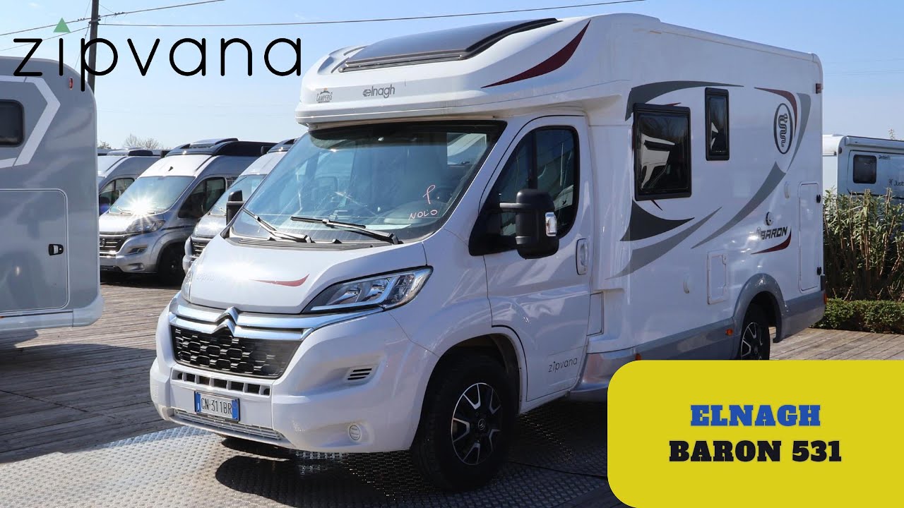 Elnagh Baron 531- Videorecensione Camper Semintegrale