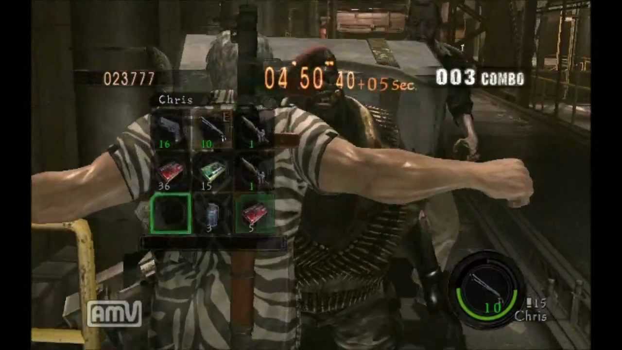 Resident Evil 5 Mercenaries SOLO Missile Area 600k (Chris Safari)