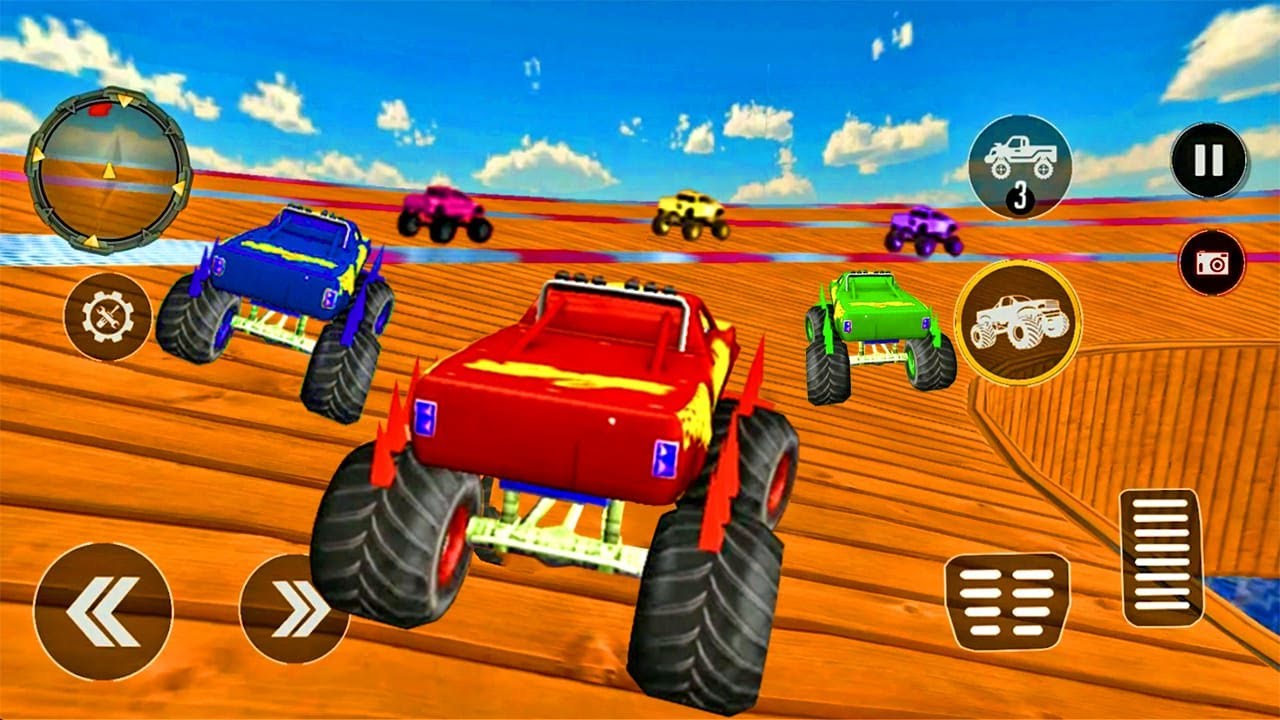 Juegos de Carros - Mounster Truck Demolition Derby - Autos Monstruos 4x4