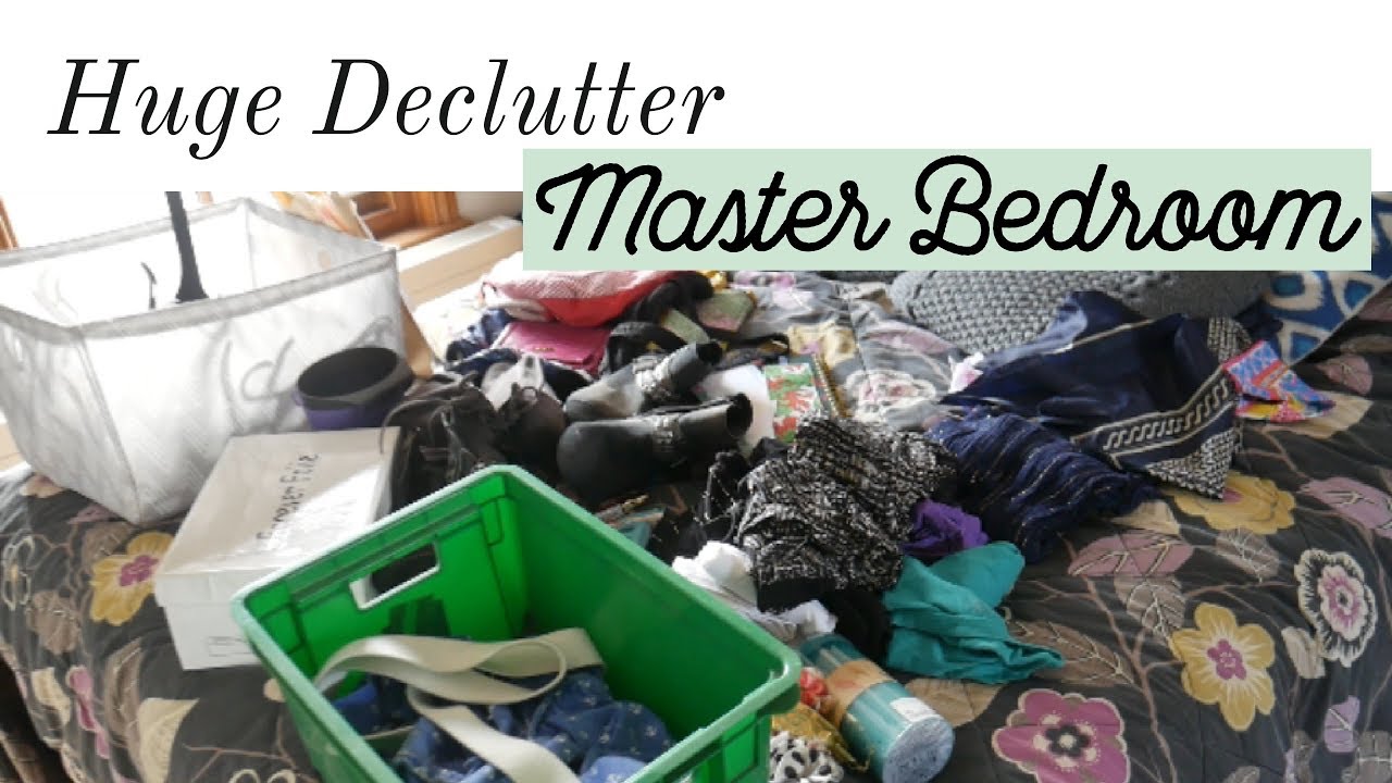 Huge Master Bedroom Declutter - Konmari Decluttering Method