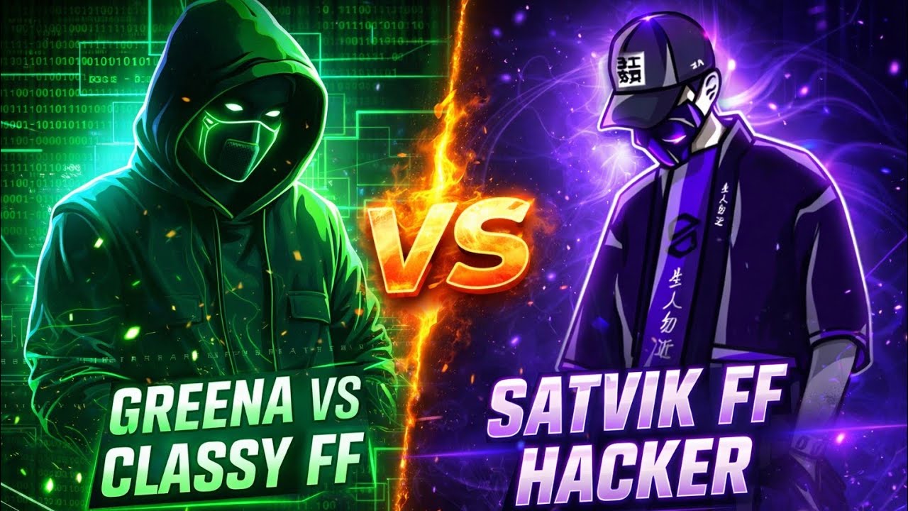 Kiya Shatvik FF Hacker Hai Aur Classy FF Vs Greena Free Fire #Suber Gaming 