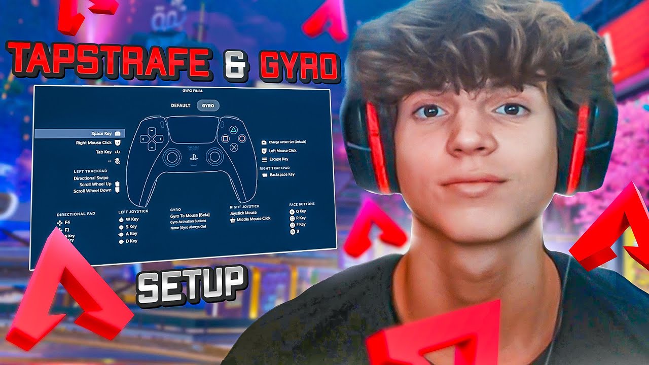 Мгновенно улучшите управление вашим контроллером! (Руководство по Apex Tap-Strafe & Gyro Steam БЕ...