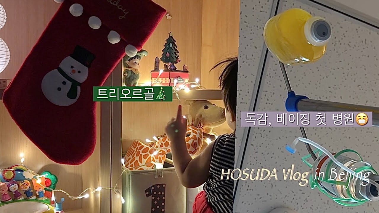 (北京) 독감으로 시작한 12월.. 그래도 트리는 완성🎄