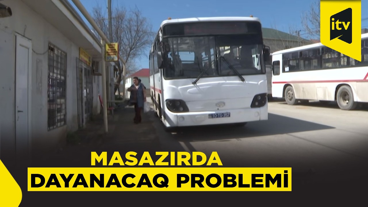 Səkisiz yol, &uuml;st&uuml;a&ccedil;ıq dayanacaq - Sakinlər şikayət&ccedil;idir