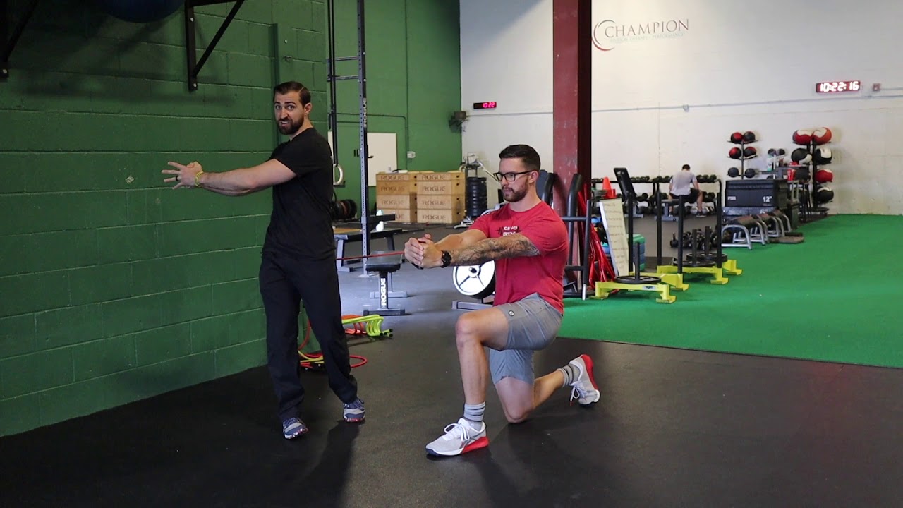 How To Perform The 1/2 Kneeling Anti Rotation Press