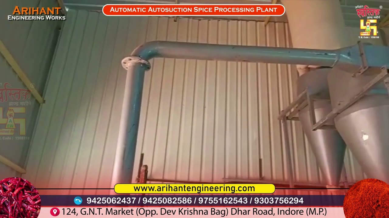 AUTOMATIC MASALA GRINDING MACHINE,SINGLE STAGE SPICE PROCESSING PLANT,CHILLI POWDER,CHILLI GRINDER