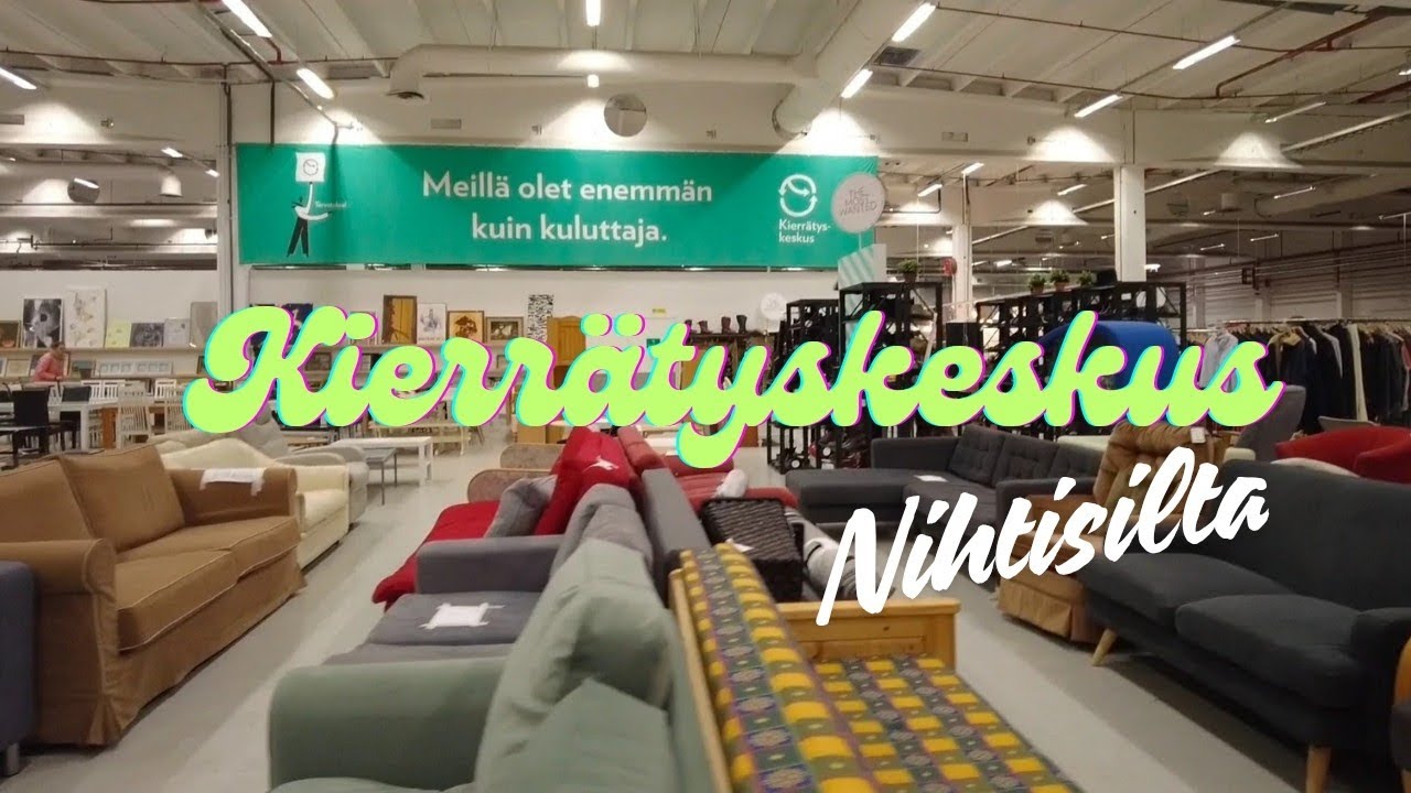 KIRPPISKIERROS - Kierrätyskeskus Nihtisilta, Espoo