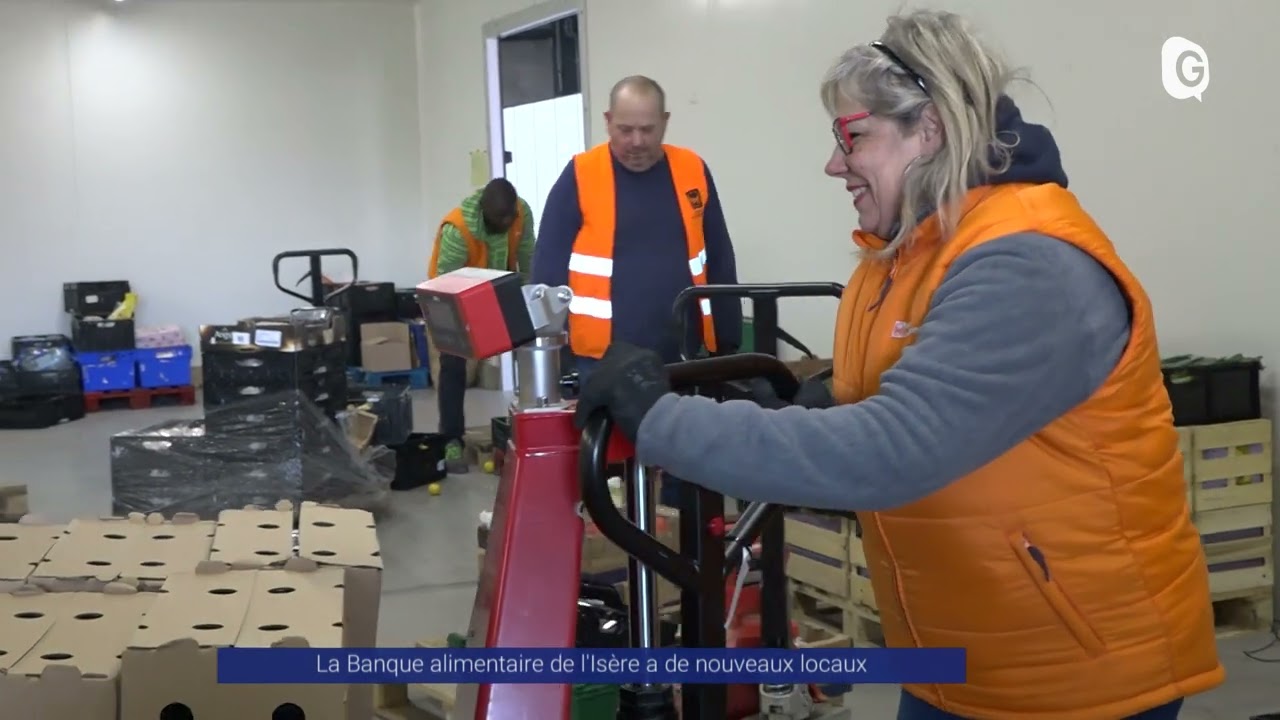 Reportage - Un nouvel &eacute;lan pour la banque alimentaire - video