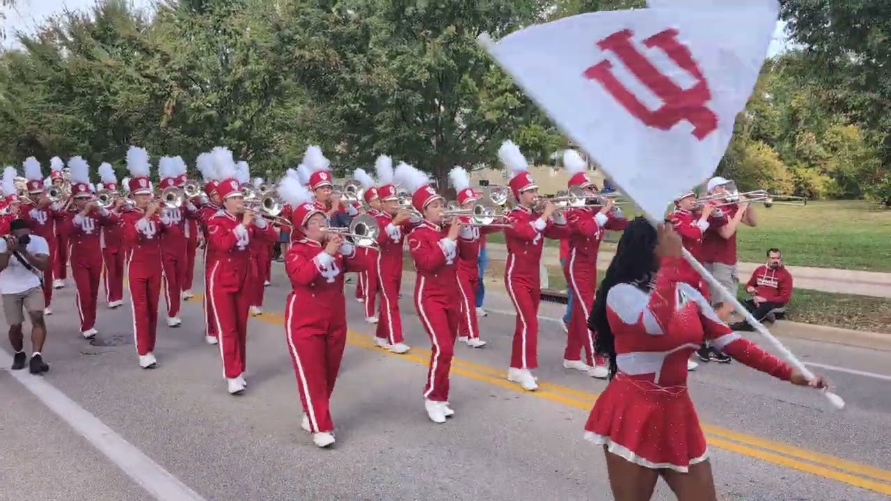 Indiana Hoosiers Homecoming Parade with The Marching Hundred 2025