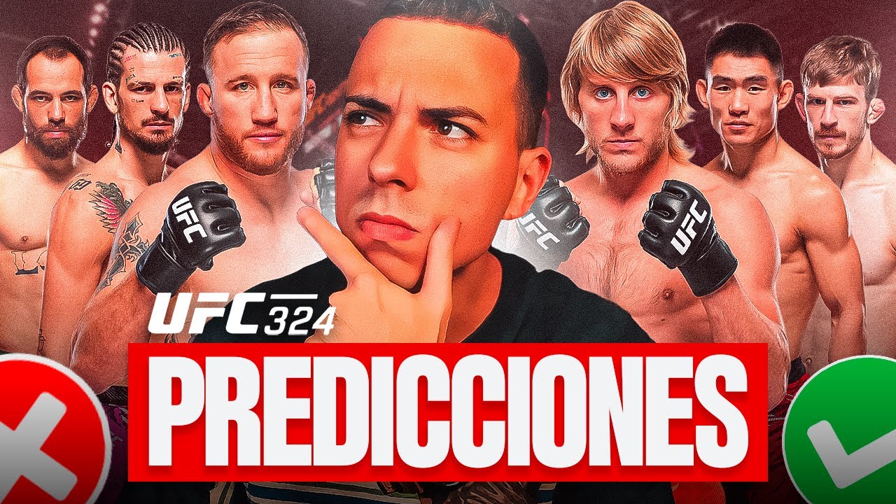 MIS PREDICCIONES DE UFC 324 | GAETHJE VS PIMBLETT