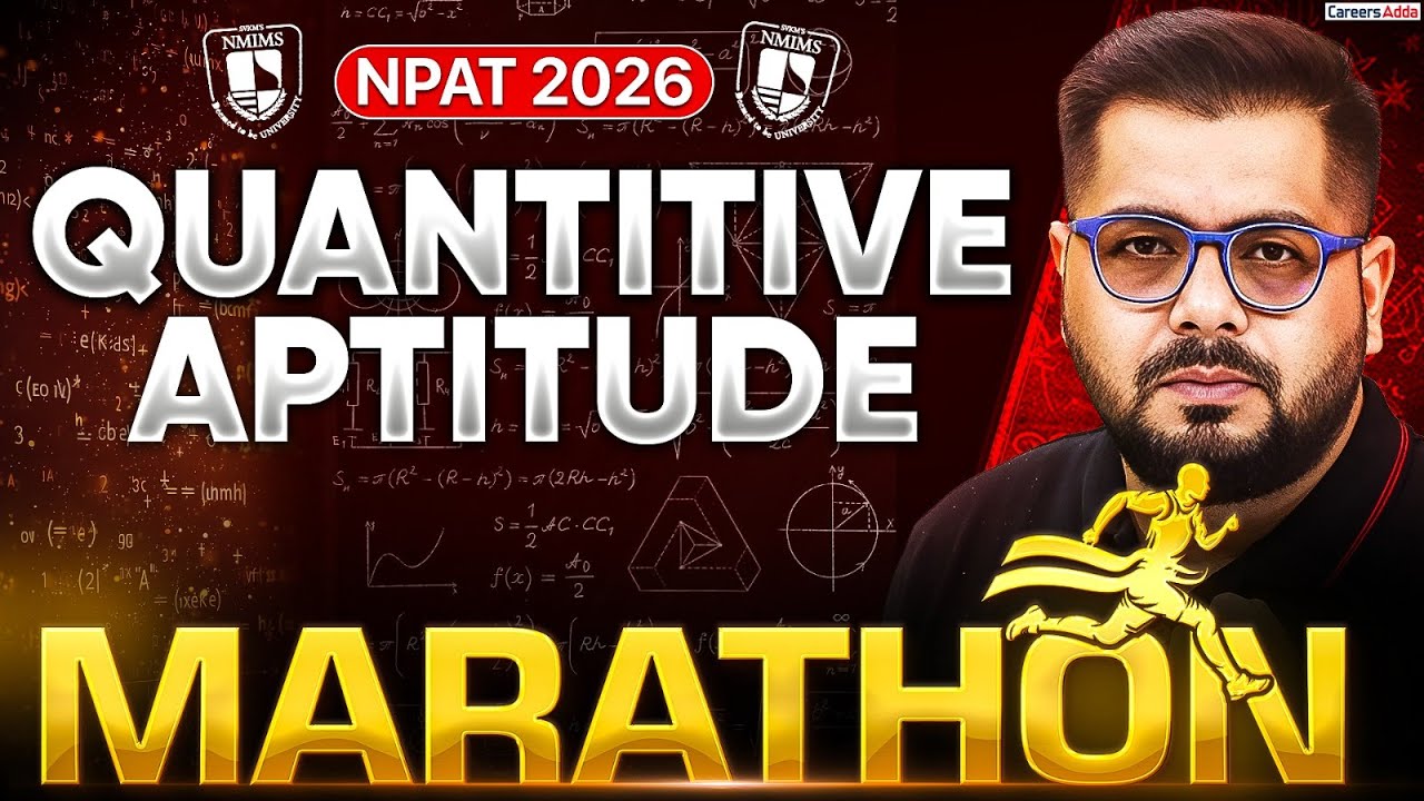 NPAT 2026 Marathon | Quantitative Aptitude Marathon | Complete Preparation By Sumit Baweja Sir