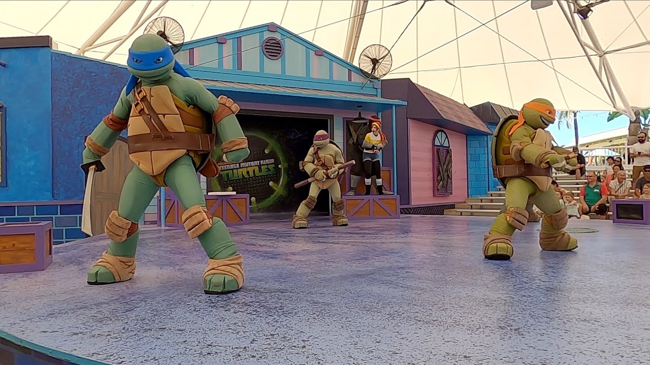 Teenage Mutant Ninja Turtles Sea World Gold Coast (Full Show)