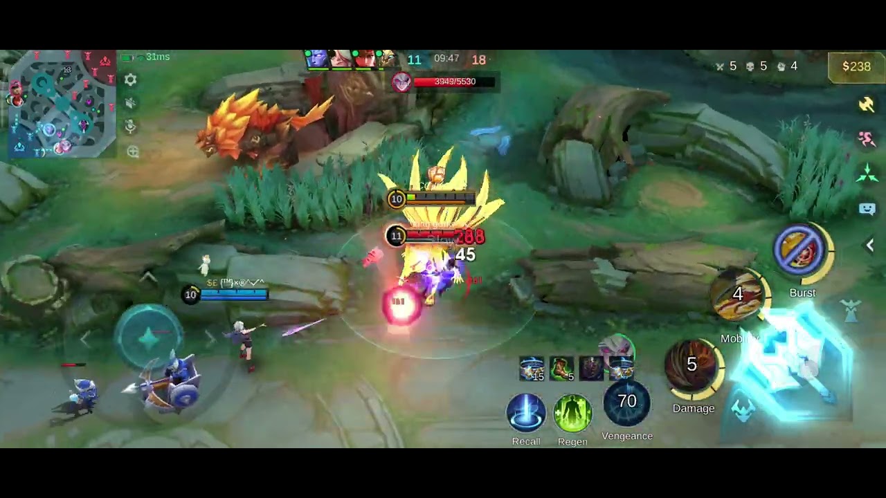 Epic Comeback Using Lukas while Fought Dyrroth | Lukas Fighter Gameplay | y2bayu Channel