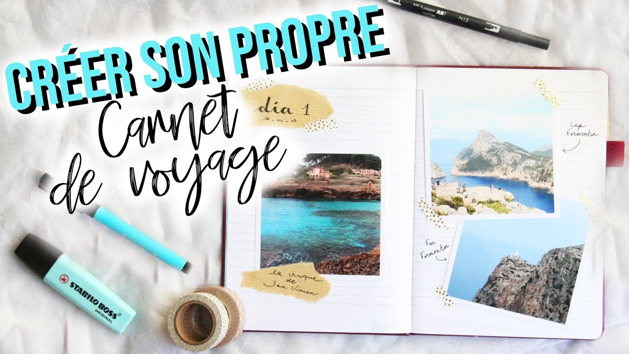 TUTO : CRÉER SON CARNET DE VOYAGE À PETIT PRIX