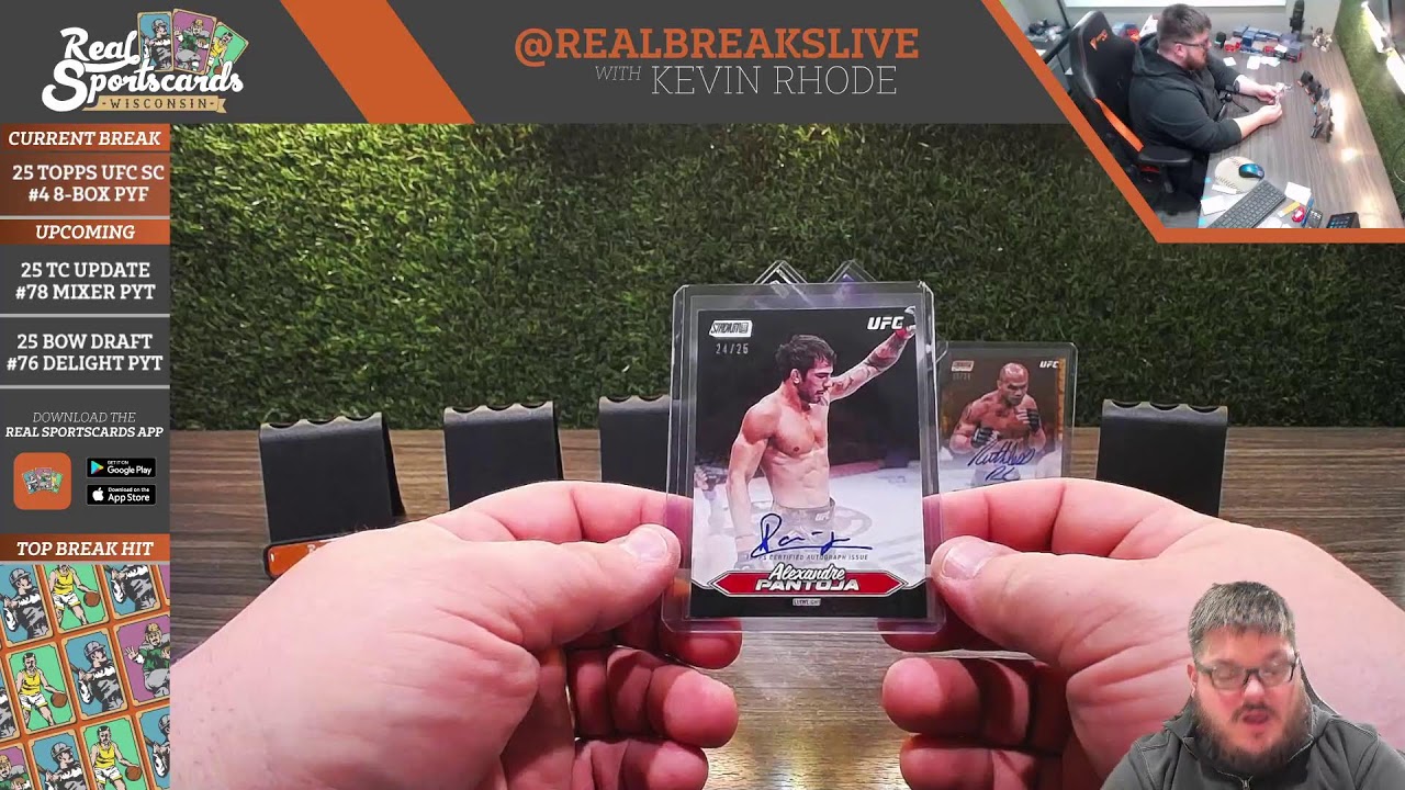 2025 Topps UFC Stadium Club #4 8-Box Pick Your Fighter (1/25/26)