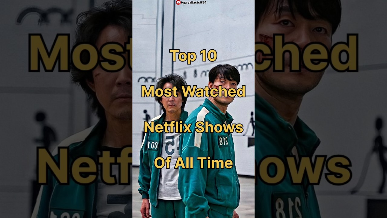 Top 10 most watched Netflix shows of all time #netflixseries #youtubeshorts #trending #shortsvideo