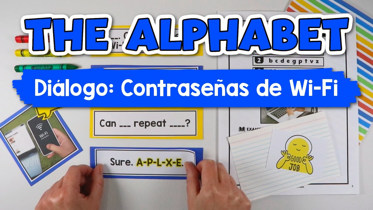 Inglés para Principiantes | Lección 3 | El Alfabeto en Inglés + Diálogo: Wi-Fi Passwords