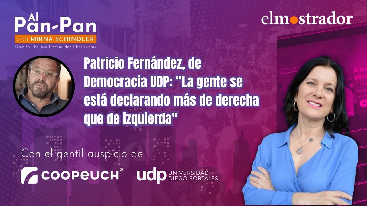 Patricio Fernández, de Democracia UDP: “La gente se está declarando más de derecha que de izquierda