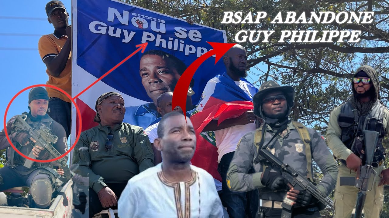 DENYE NOUVEL : 5 FEV GWO LEVE KANPE BSAP ABANDONE GUY PHILIPPE NAN BATAY LA PRAL GEN KOURI NAN PEYI 