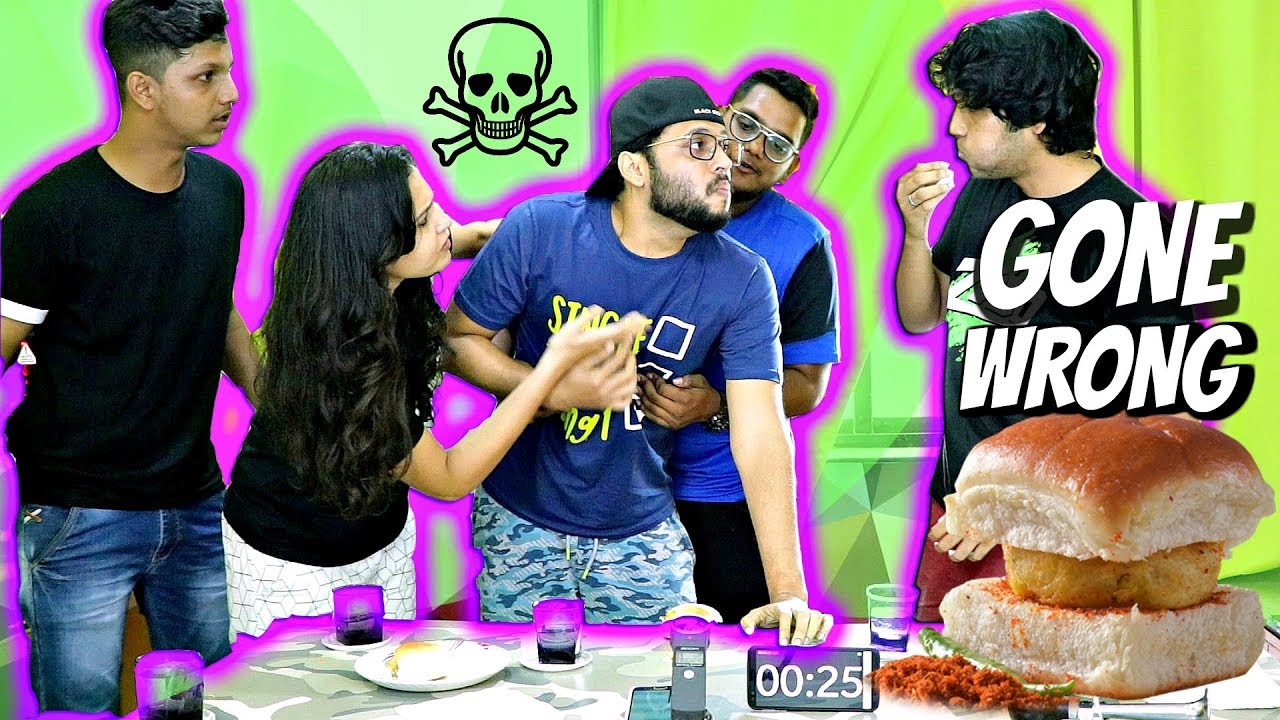 VADAPAV CHALLENGE GONE WRONG !!!