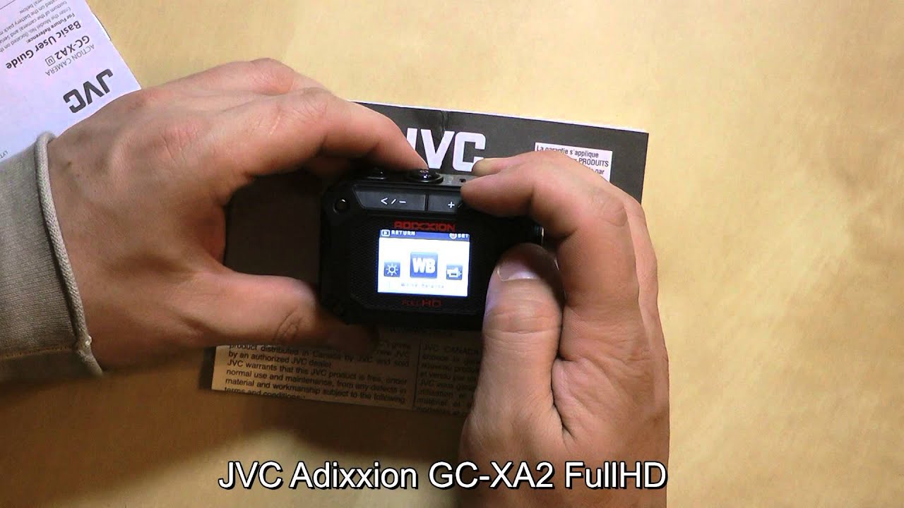 JVC Adixxion GC XA2 (Part 2 - MENU)