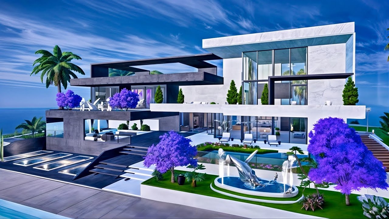Level 30 Luxury House Design with Pool in PUBG Mobile | Step-by-Step Tutorial 😱😍