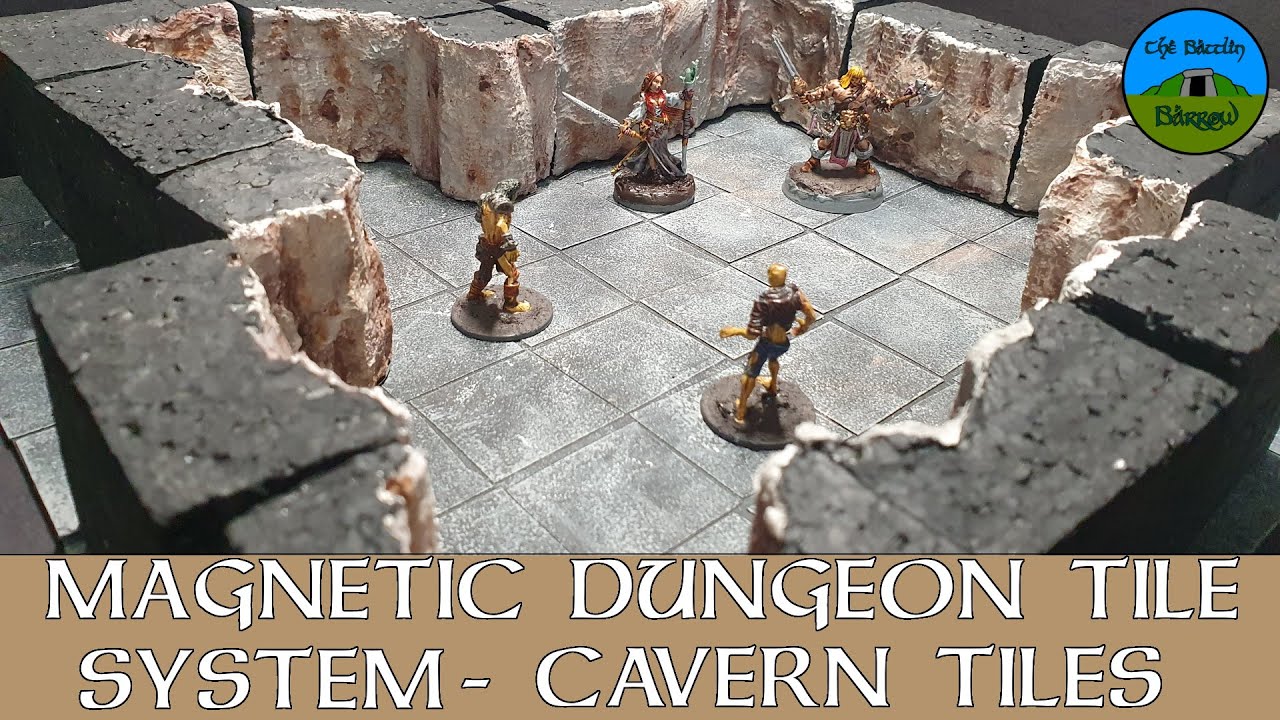 Dungeons and Dragons Magnetic Cavern Tiles Terrain