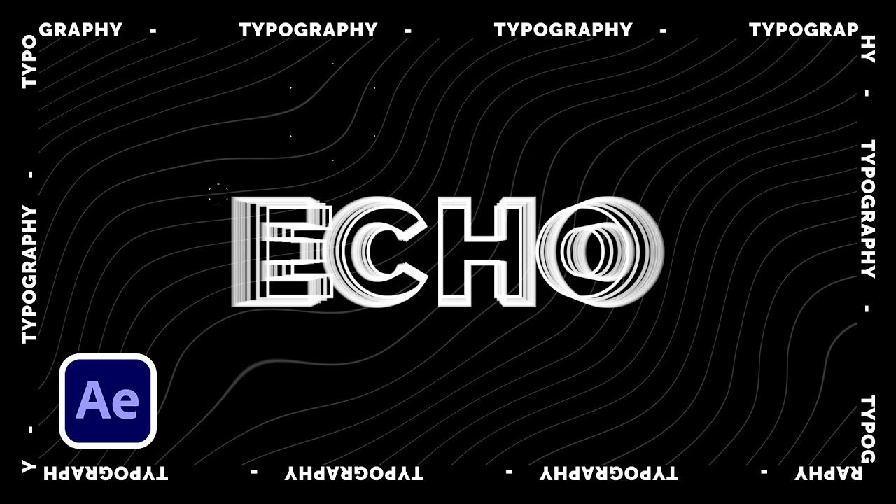 3 модных метода создания эффекта эха для анимационной графики | After Effects