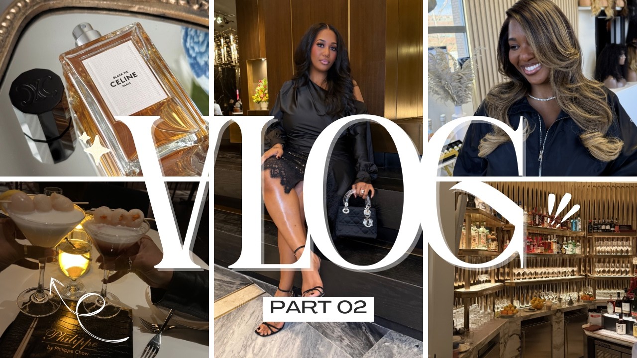 Vlog! New iPhone, Decluttering, Fancy Dinners, VIP treatment + New Hair!