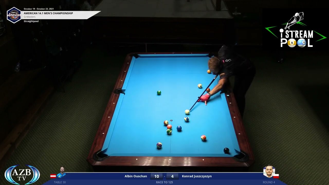 2021 American 14.1 Straight Pool Championship - Albin Ouschan vs Konrad Juszczyszyn