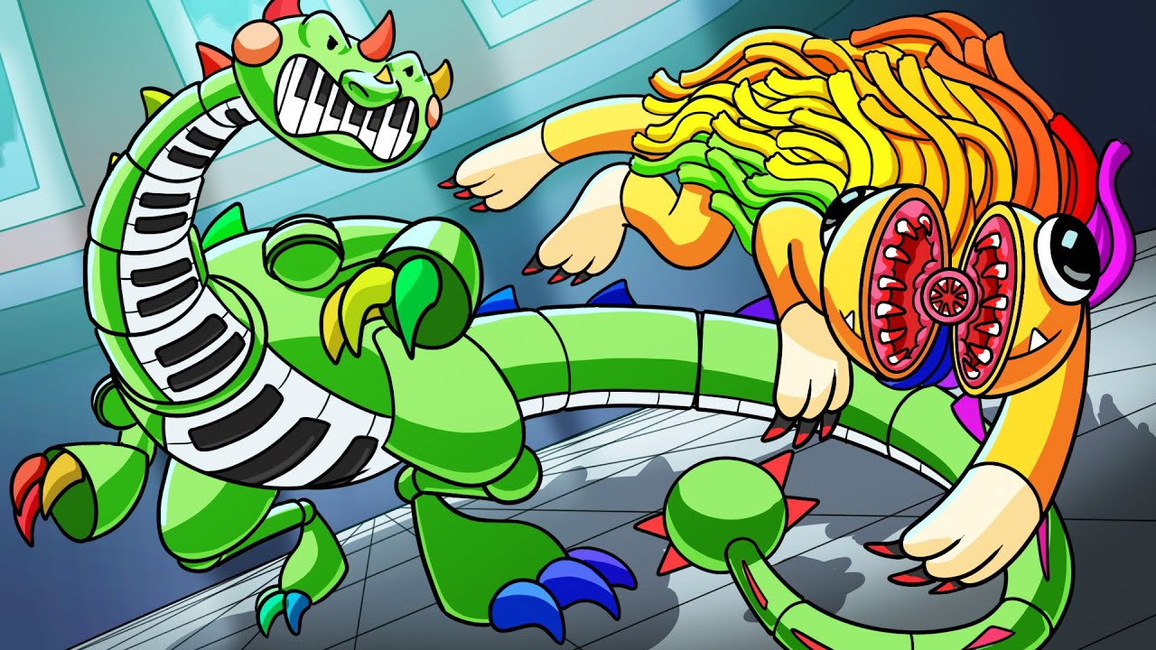 PIANOSAURUS vs. YARNABY?! (Cartoon Animation)