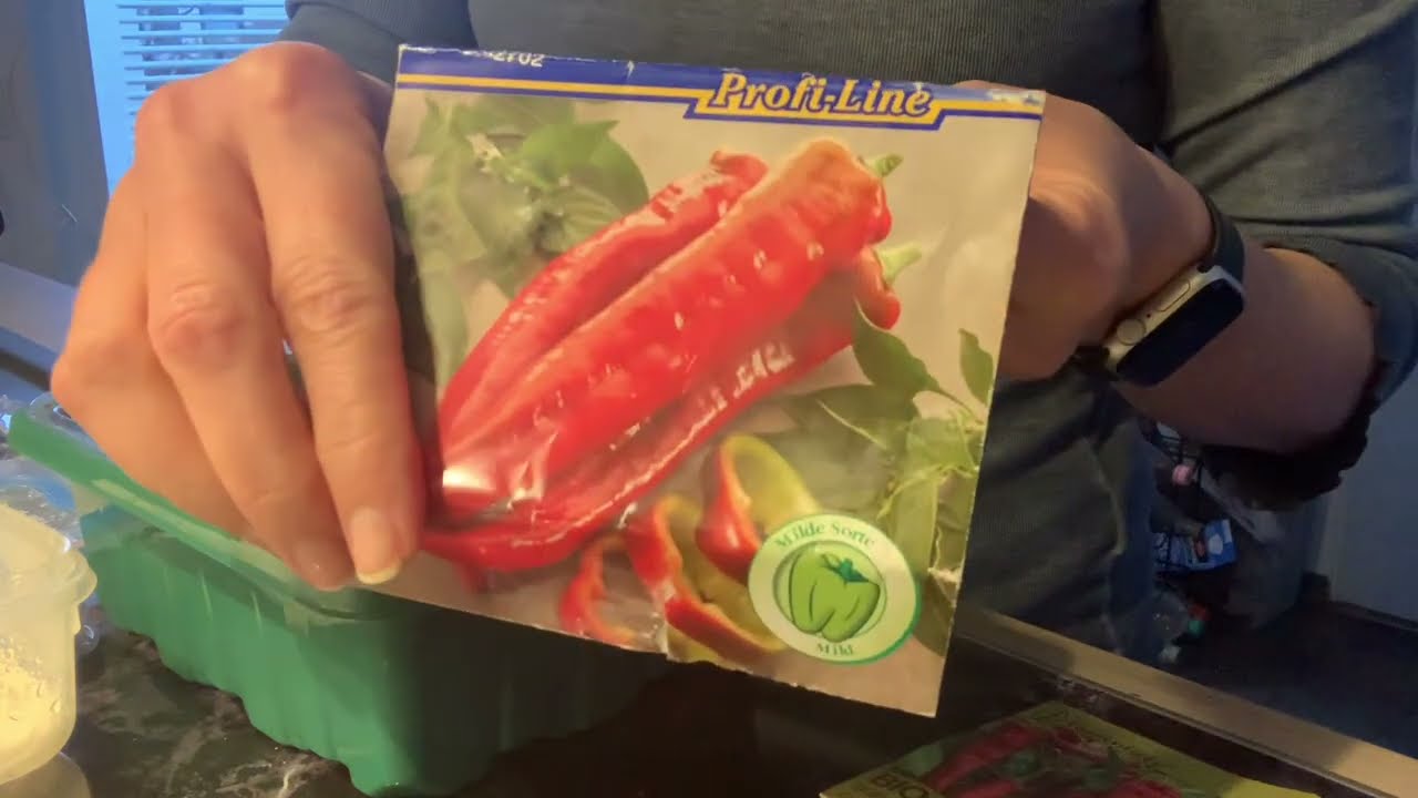 Горе-огородник снова экспериментирует с семенами перца 🫑🌶️🌱🪏