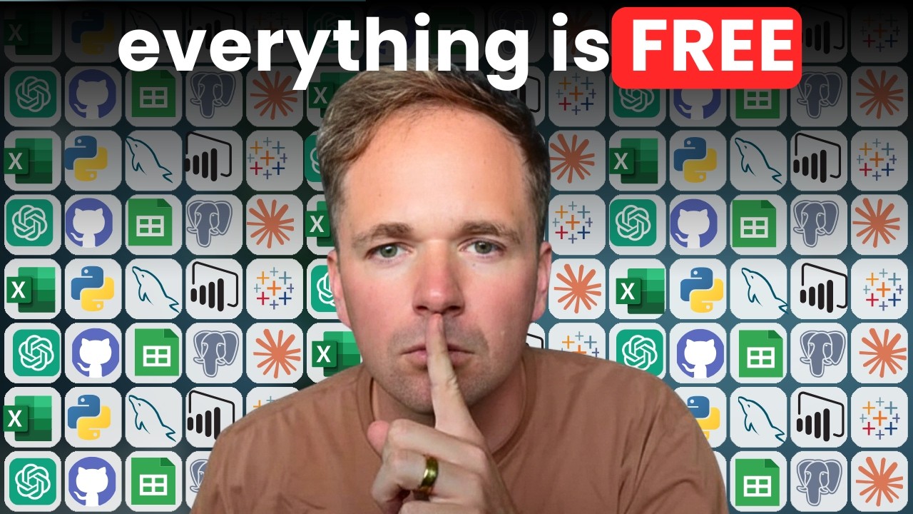 Every Data Analyst Tool You Need is FREE