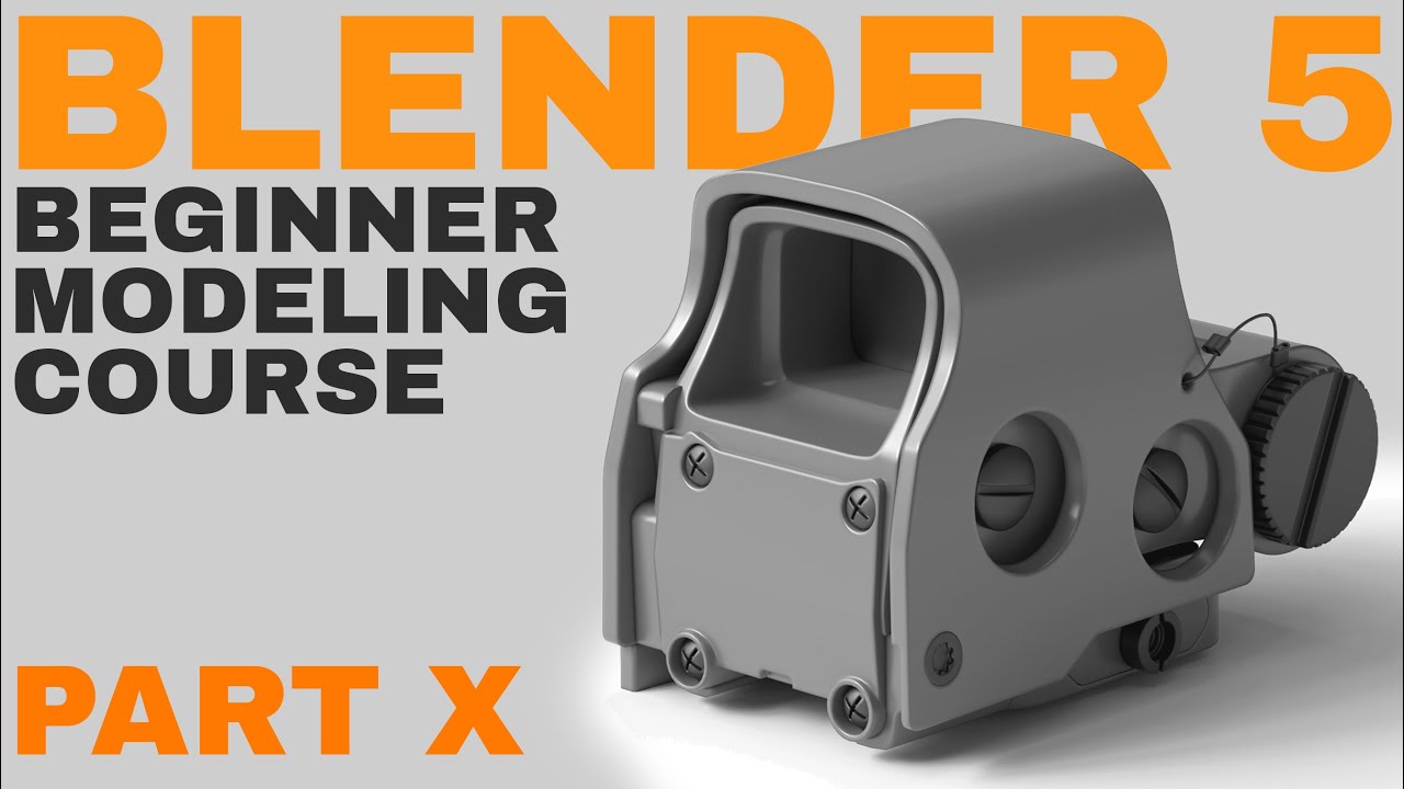 Blender 5 Course - Your First 3D Model | FINALE - Materials & Rendering