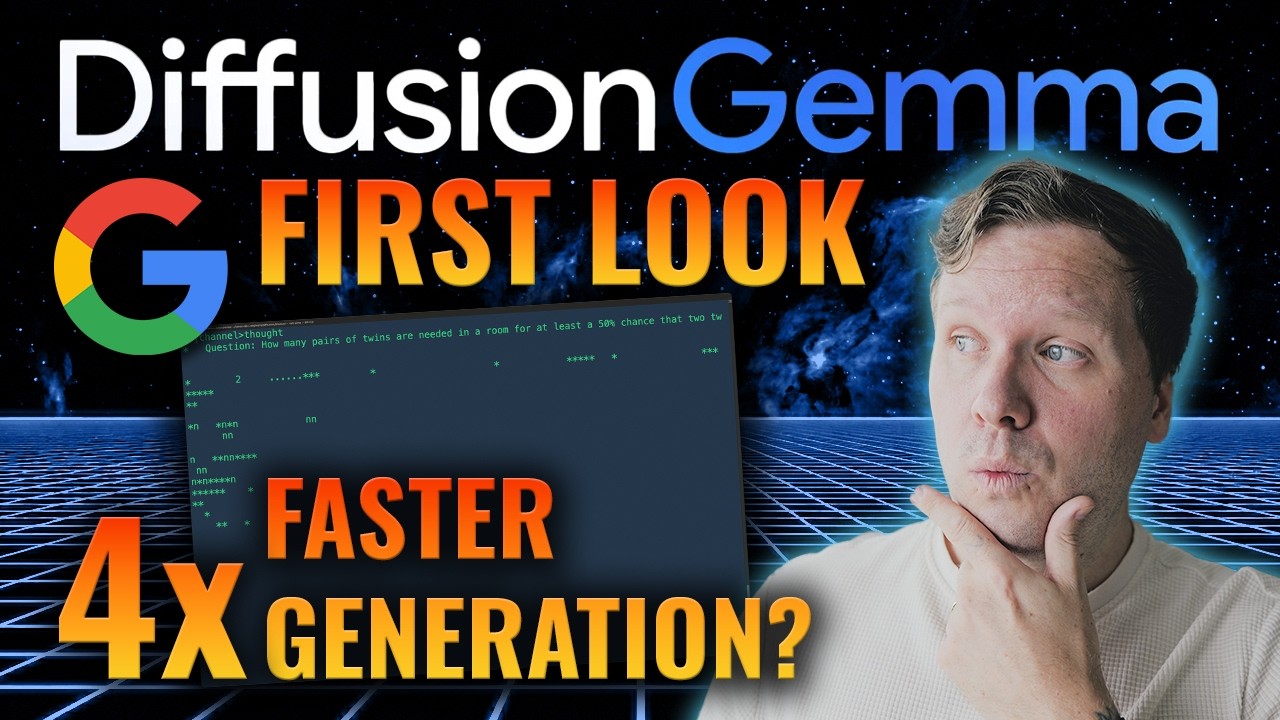 DiffusionGemma First Look. The Pros and Cons - 16GB Local LLM setup