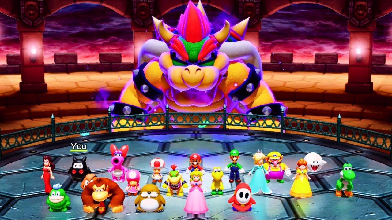 Super Mario Party Jamboree - Koopathlon - Ninji vs. Impostor Bowser (New Record)