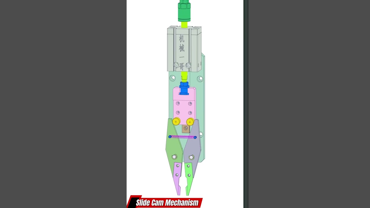Horizontal Slide Cam Clamper Mechanism 