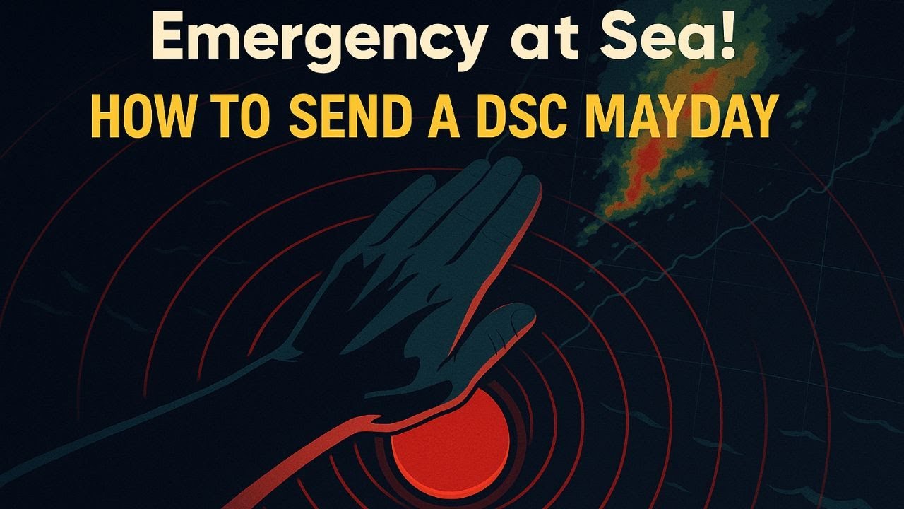 How to Send a DSC Distress Alert and VHF MAYDAY Call | Emergency Procedure at Sea