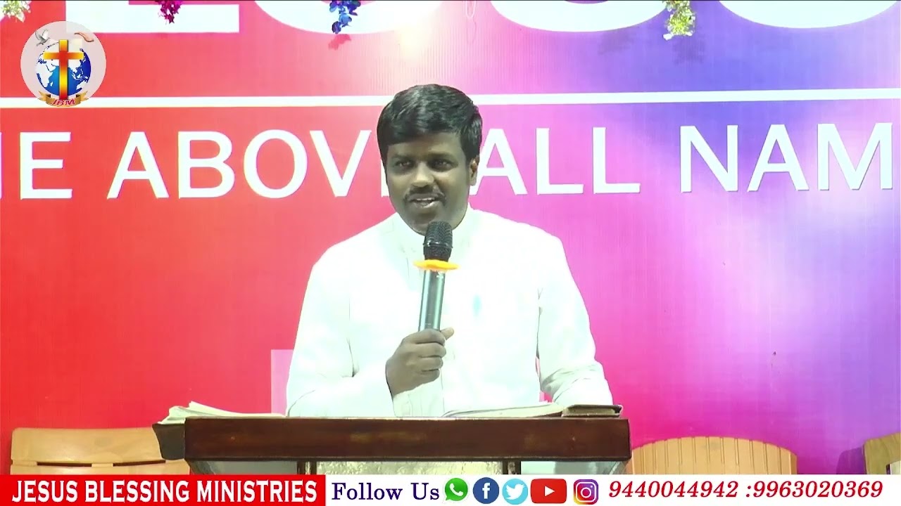 ||Sunday 2nd Service Telugu Message @ Dr.V.Kiran Babu Garu @ Jesus Blessing Ministries|| 18.01.2026