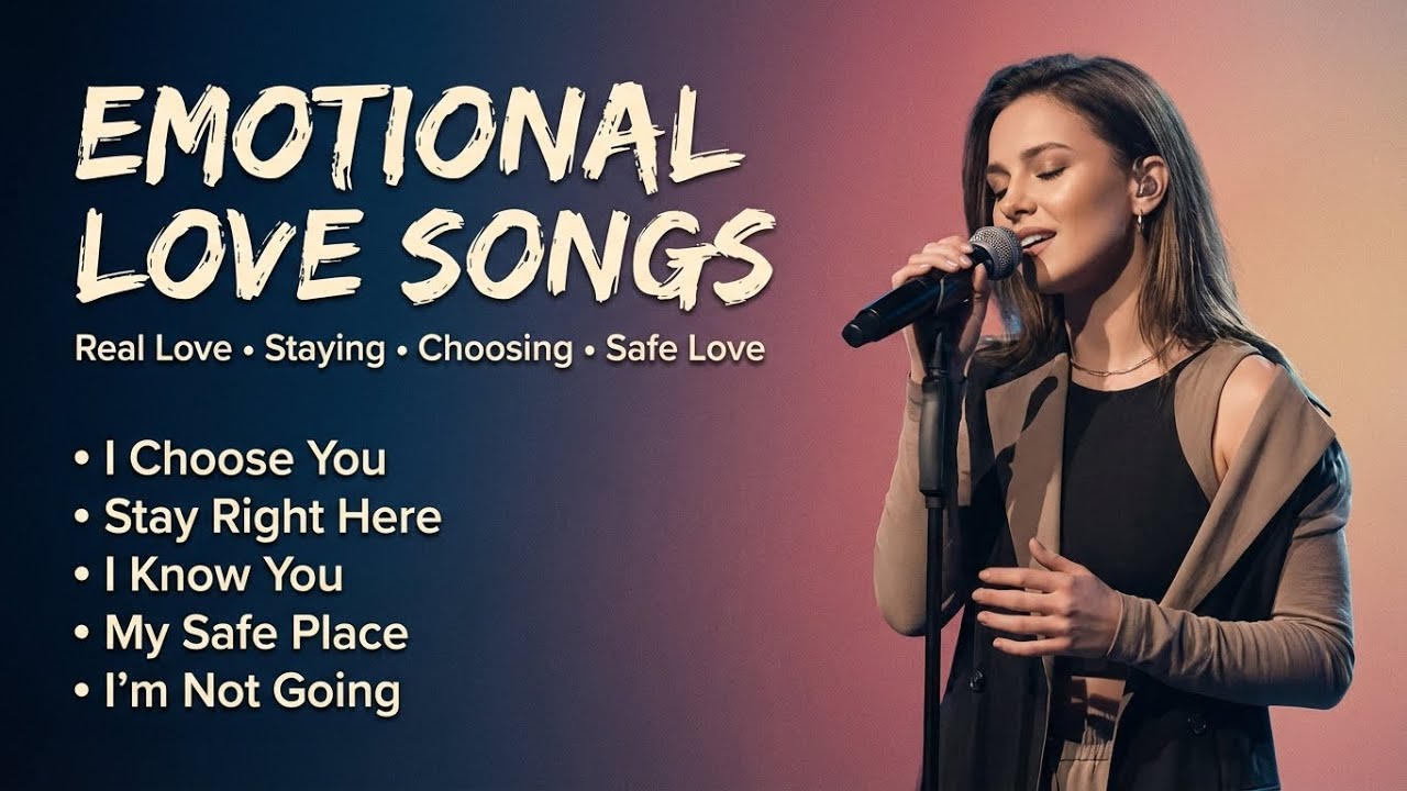 Emotional Love Songs ❤️🎤 | Deep Feelings, Heartfelt Lyrics & Romantic Music Playlist 2026